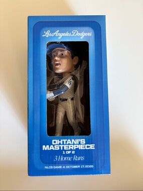 NEW Los Angeles Dodgers Shohei Ohtani's Masterpiece NLCS Game 4, 3 HR Bobblehead